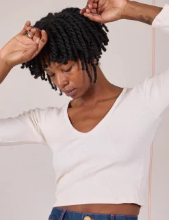 Hot Long Sleeve V-Neck Tee - *FINAL SALE* V-Necks|V-Necks