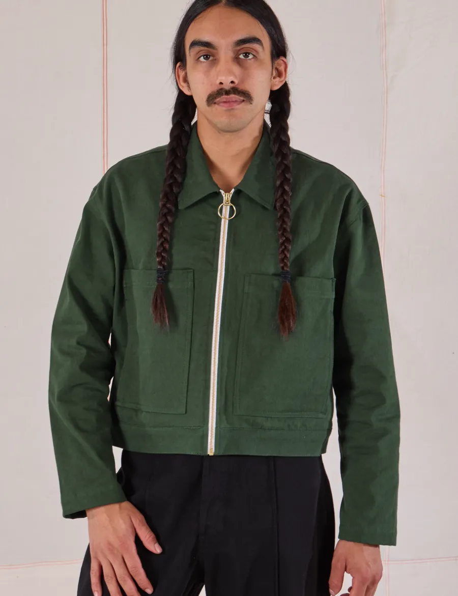 Fashion Mechanic Jacket - Denim|Mechanic Jackets