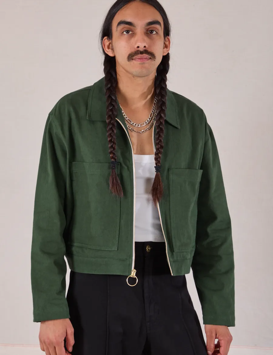Fashion Mechanic Jacket - Denim|Mechanic Jackets
