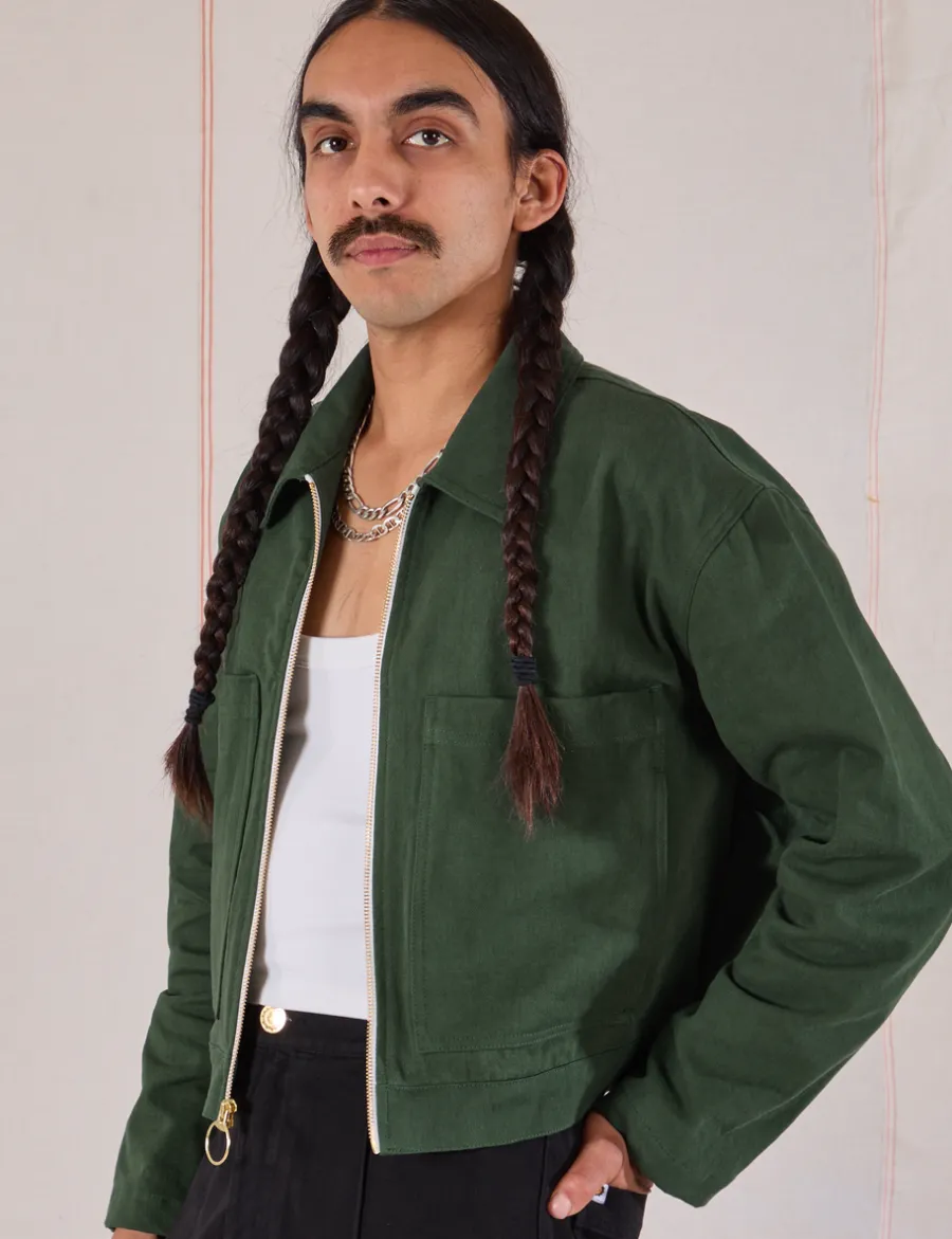 Fashion Mechanic Jacket - Denim|Mechanic Jackets