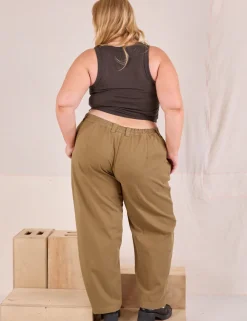 Hot Mid-Rise Pleated Trousers - Trousers