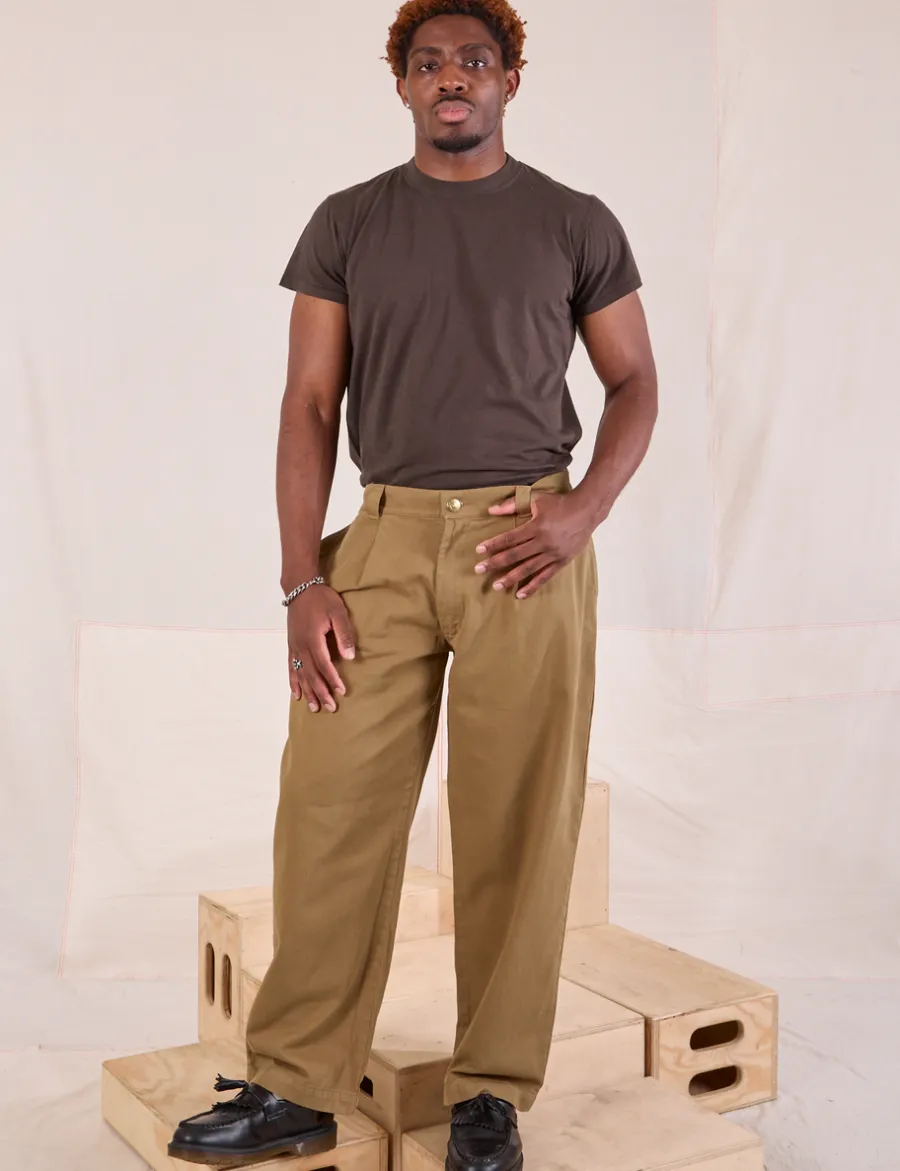 Hot Mid-Rise Pleated Trousers - Trousers