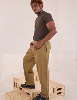 Hot Mid-Rise Pleated Trousers - Trousers