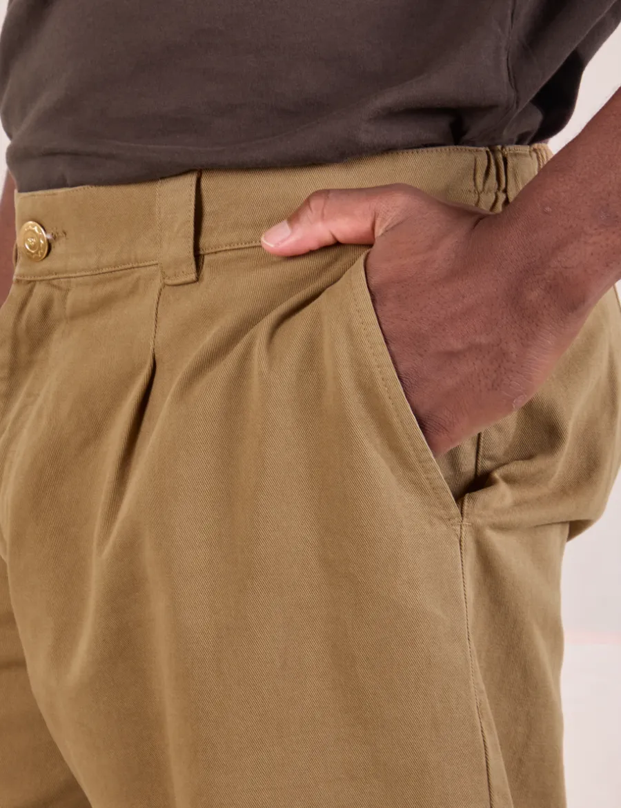 Hot Mid-Rise Pleated Trousers - Trousers