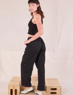 Clearance Mid-Rise Pleated Trousers - Trousers