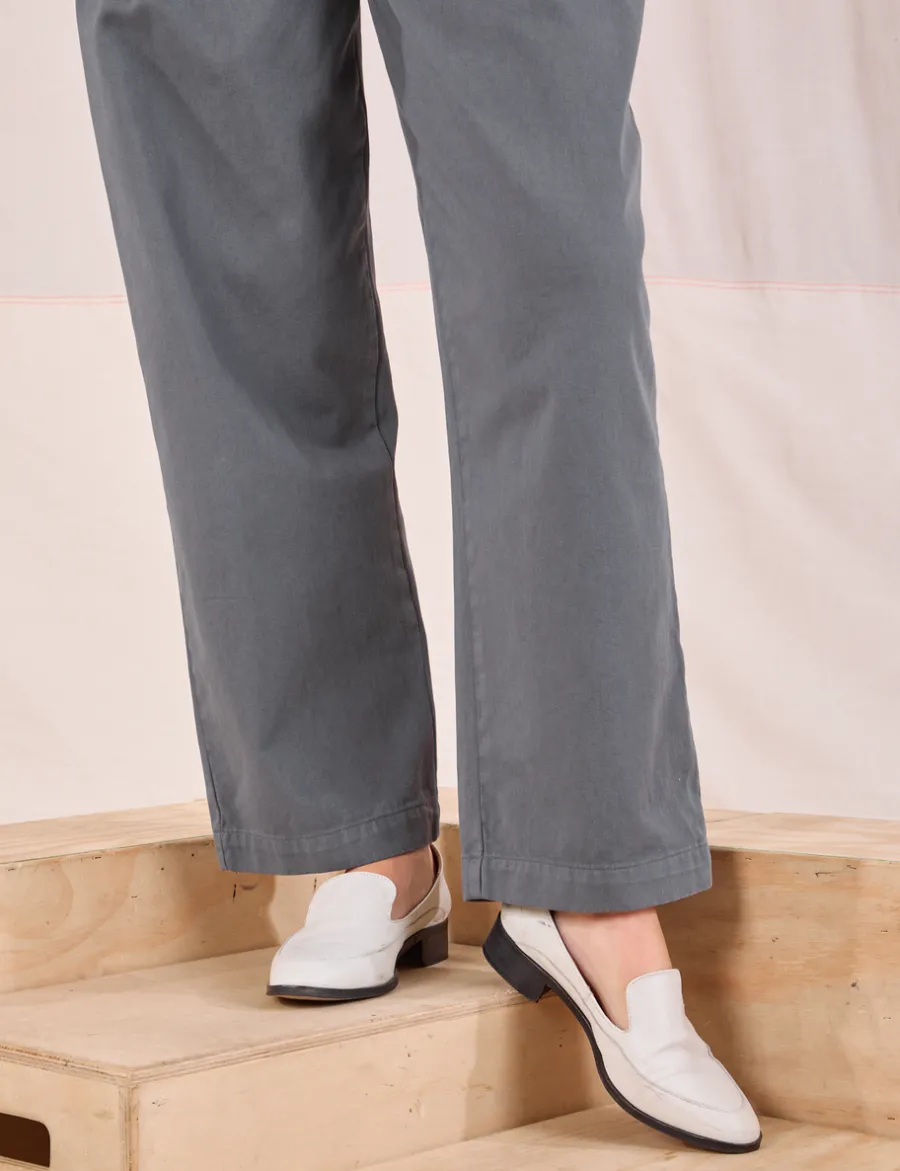 Sale Mid-Rise Pleated Trousers - Trousers