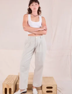 Best Mid-Rise Pleated Trousers - Trousers