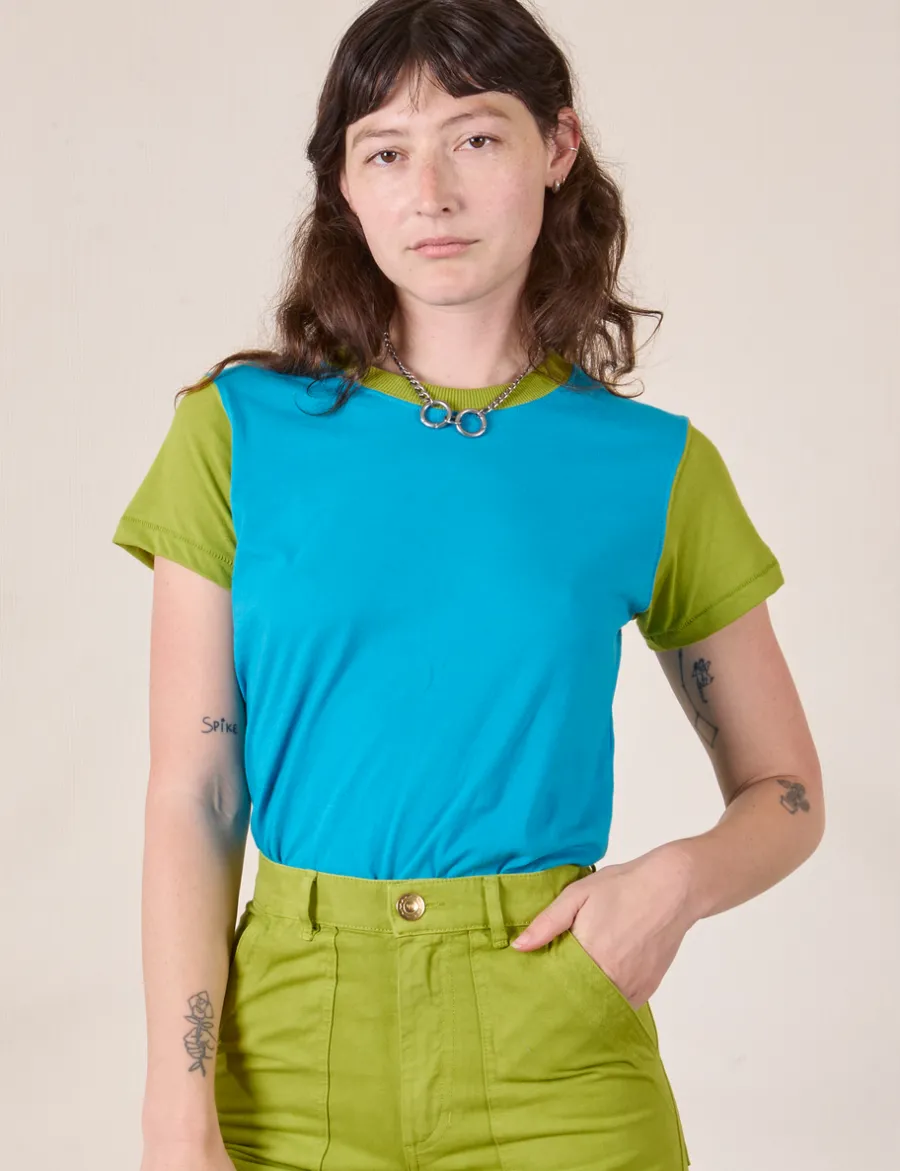 New Mismatched Tee - Organic Tees|Organic Vintage Tees