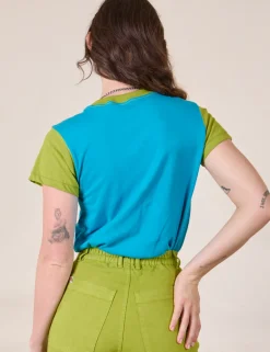 New Mismatched Tee - Organic Tees|Organic Vintage Tees