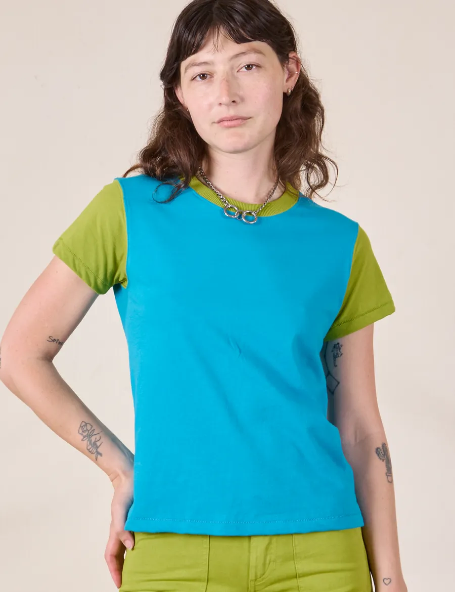 New Mismatched Tee - Organic Tees|Organic Vintage Tees