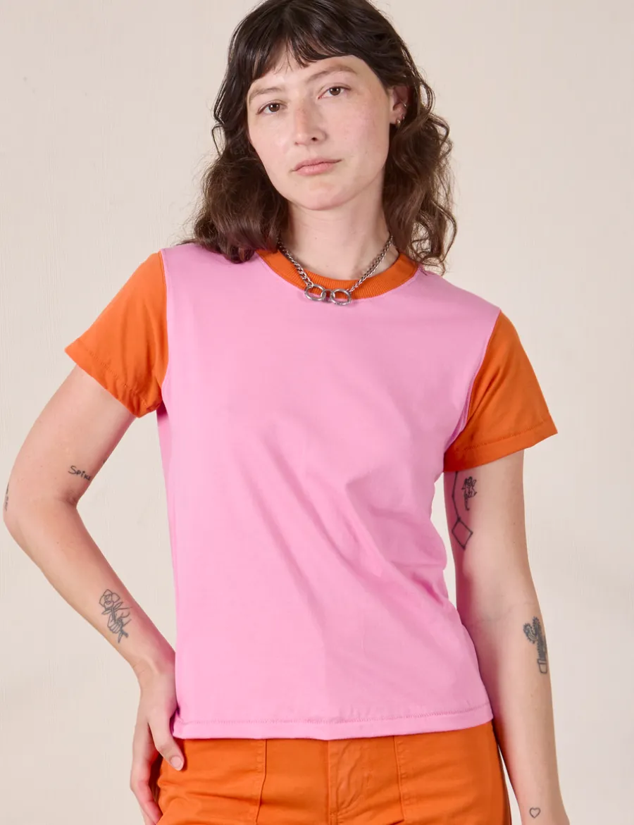 Discount Mismatched Tee - Organic Tees|Organic Vintage Tees