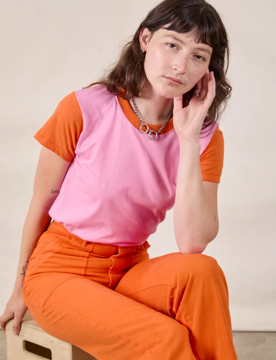 Discount Mismatched Tee - Organic Tees|Organic Vintage Tees