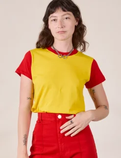 New Mismatched Tee - Organic Tees|Organic Vintage Tees