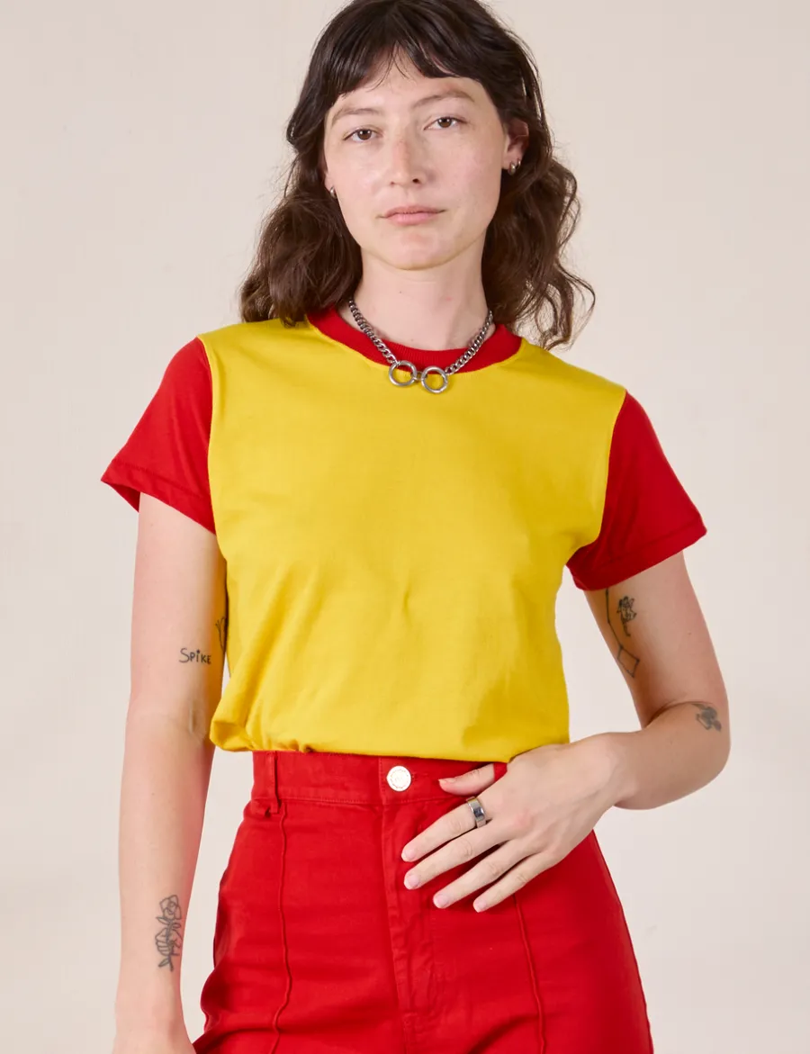 New Mismatched Tee - Organic Tees|Organic Vintage Tees