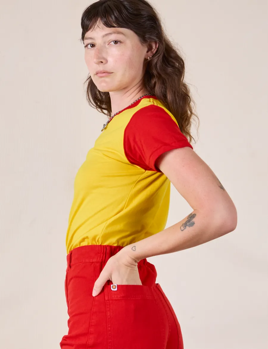 New Mismatched Tee - Organic Tees|Organic Vintage Tees