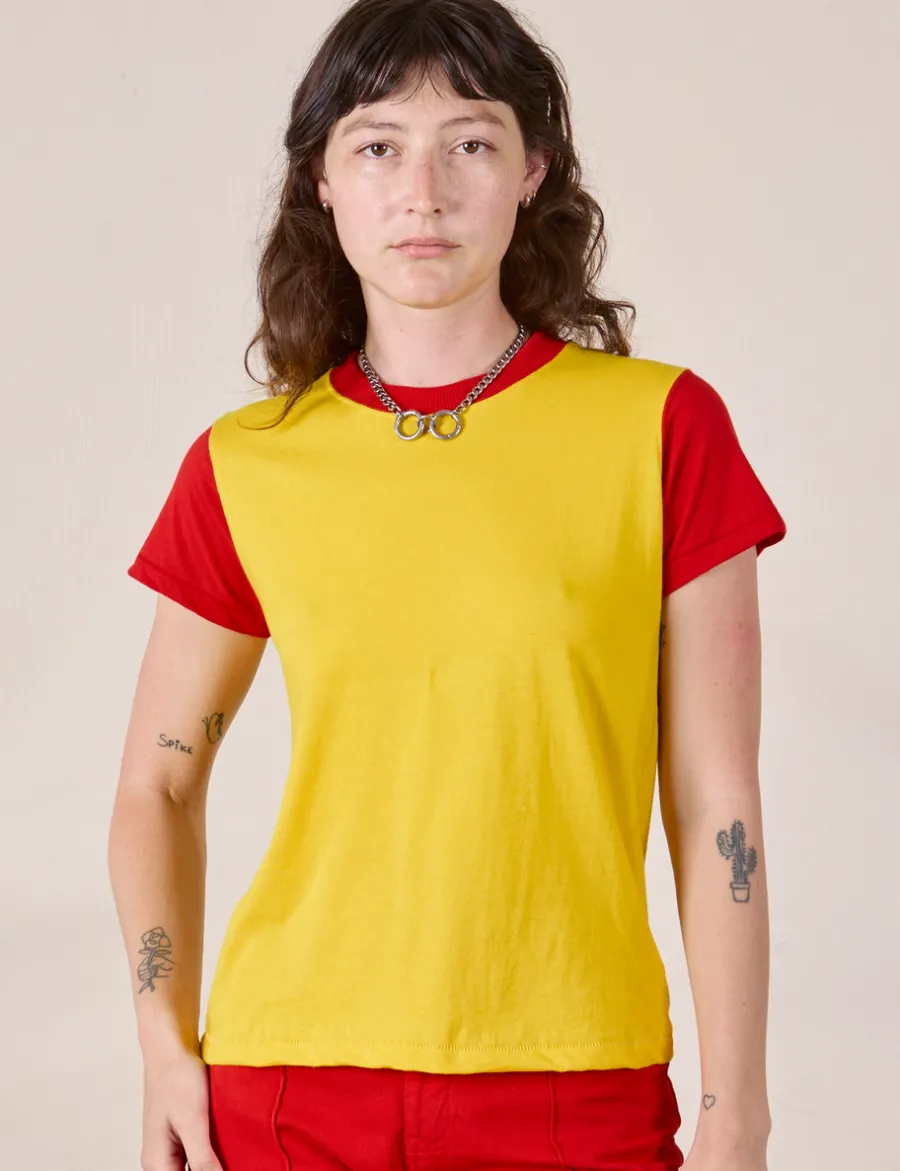 New Mismatched Tee - Organic Tees|Organic Vintage Tees