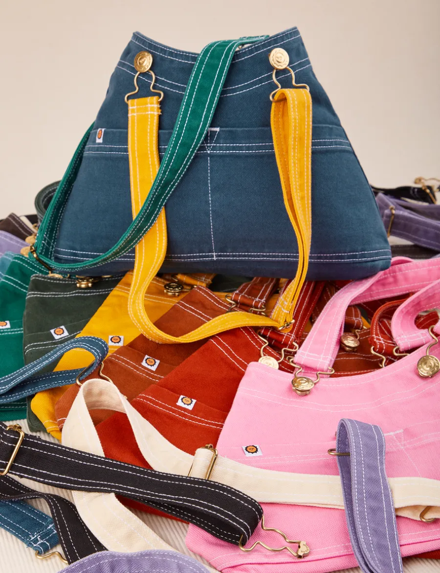 New Overall Handbags Adjustable Straps Mini Totes