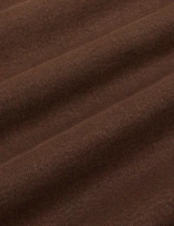 Outlet Overdyed Denim Overshirt - Fudge *FINAL SALE* Denim|Overshirts