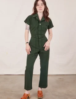 Best Petite Short Sleeve Jumpsuit - Short Sleeve Jumpsuits