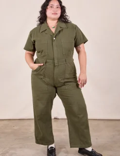 Best Petite Short Sleeve Jumpsuit - Short Sleeve Jumpsuits