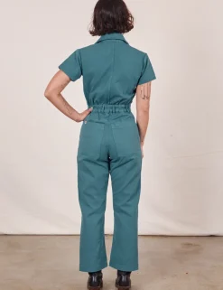 Clearance Petite Short Sleeve Jumpsuit - Short Sleeve Jumpsuits