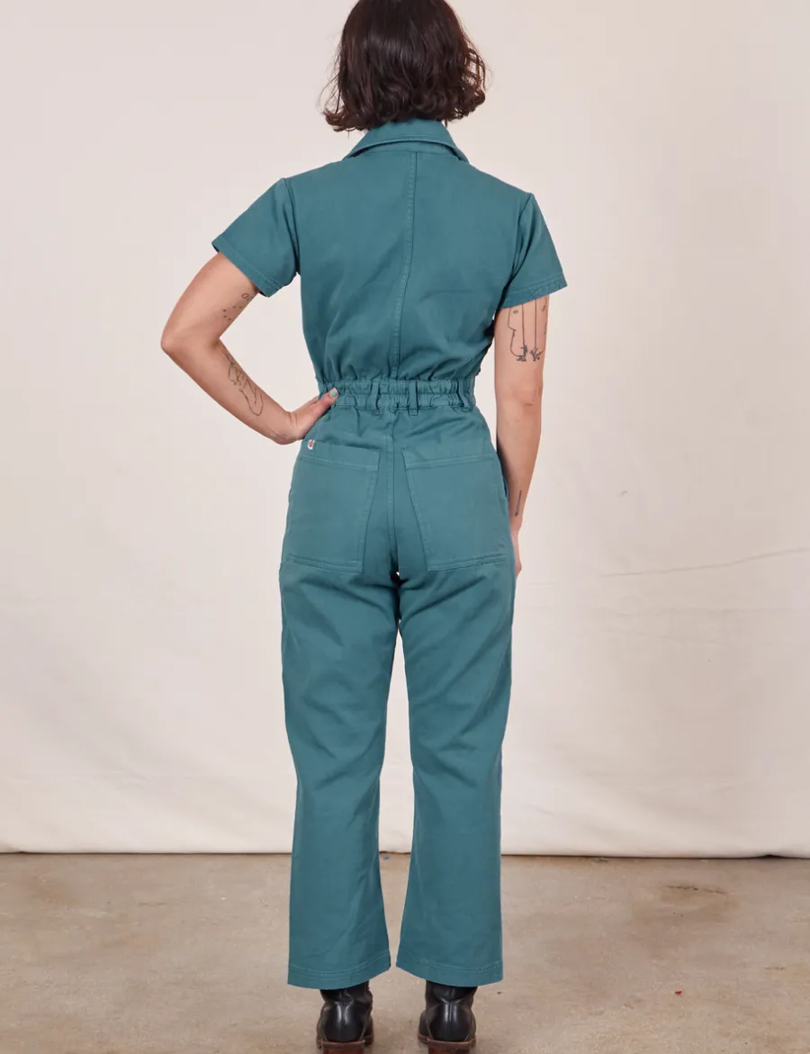 Clearance Petite Short Sleeve Jumpsuit - Short Sleeve Jumpsuits