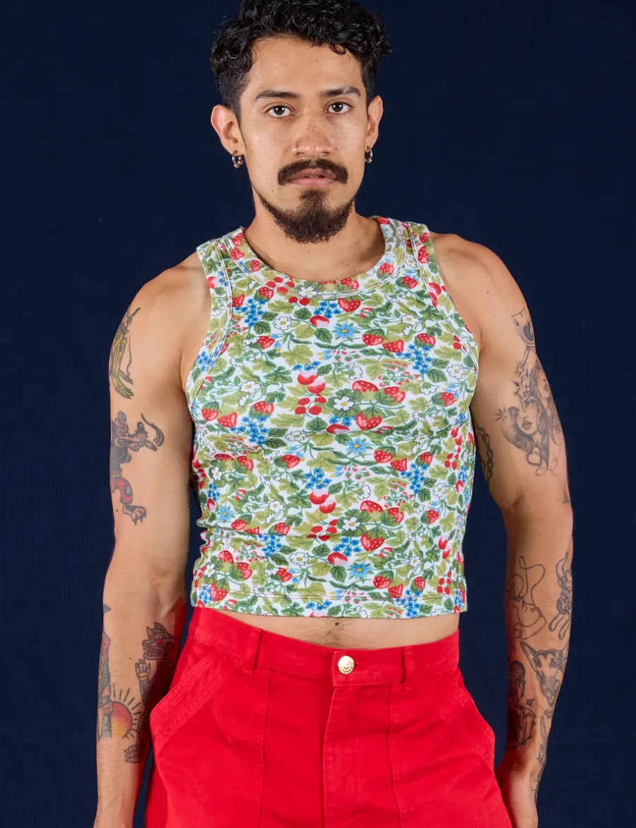 Clearance Racerback Tank - Strawberry Blossom Racerback Tanks