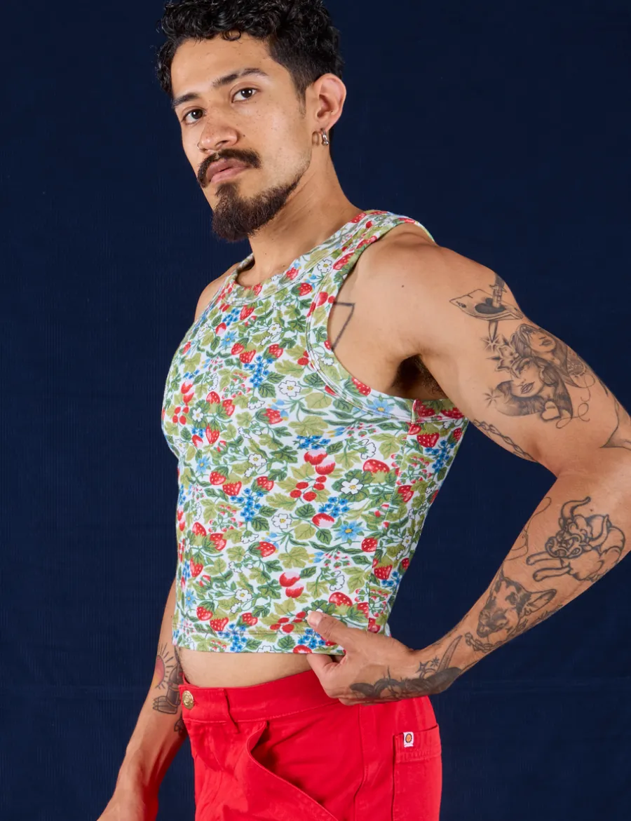 Clearance Racerback Tank - Strawberry Blossom Racerback Tanks