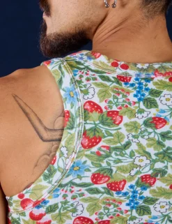 Clearance Racerback Tank - Strawberry Blossom Racerback Tanks