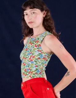 Clearance Racerback Tank - Strawberry Blossom Racerback Tanks