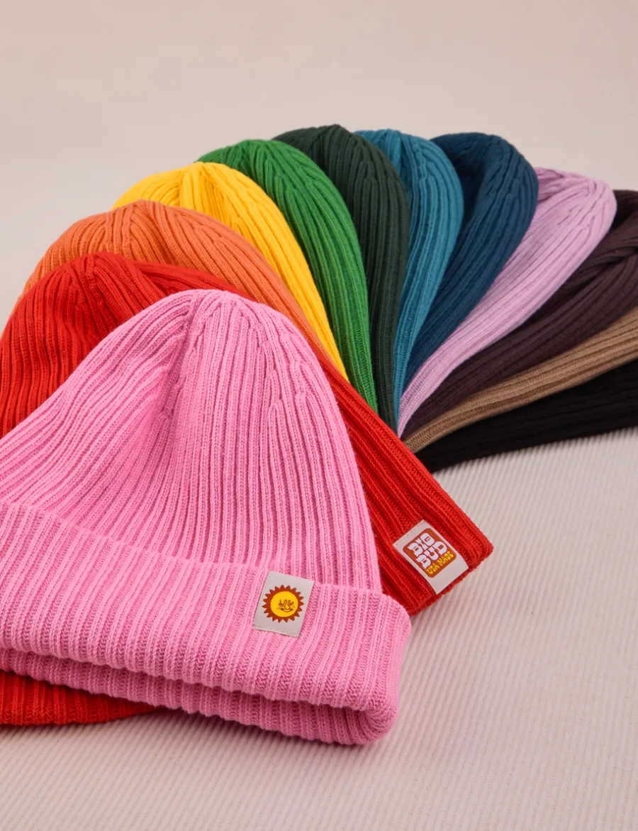 Hot Ribbed Beanie Hats