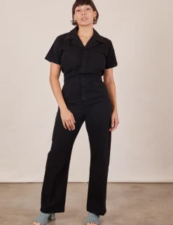 Hot Short Sleeve Jumpsuit - Short Sleeve Jumpsuits