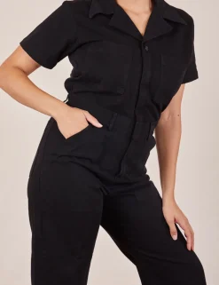 Hot Short Sleeve Jumpsuit - Short Sleeve Jumpsuits