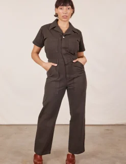Online Short Sleeve Jumpsuit - Short Sleeve Jumpsuits