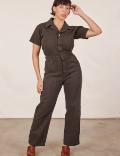 Online Short Sleeve Jumpsuit - Short Sleeve Jumpsuits