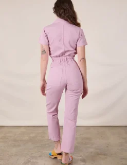 Outlet Short Sleeve Jumpsuit - Short Sleeve Jumpsuits