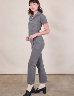 Clearance Short Sleeve Jumpsuit - Short Sleeve Jumpsuits