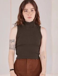 Discount Sleeveless Essential Turtleneck - Turtlenecks|Turtlenecks