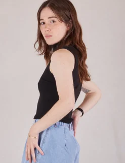 Fashion Sleeveless Essential Turtleneck - Turtlenecks|Turtlenecks