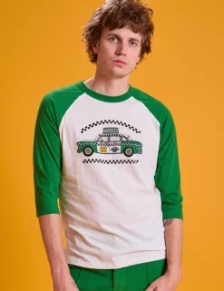 Hot Taxi Raglan Tee - T-Shirts