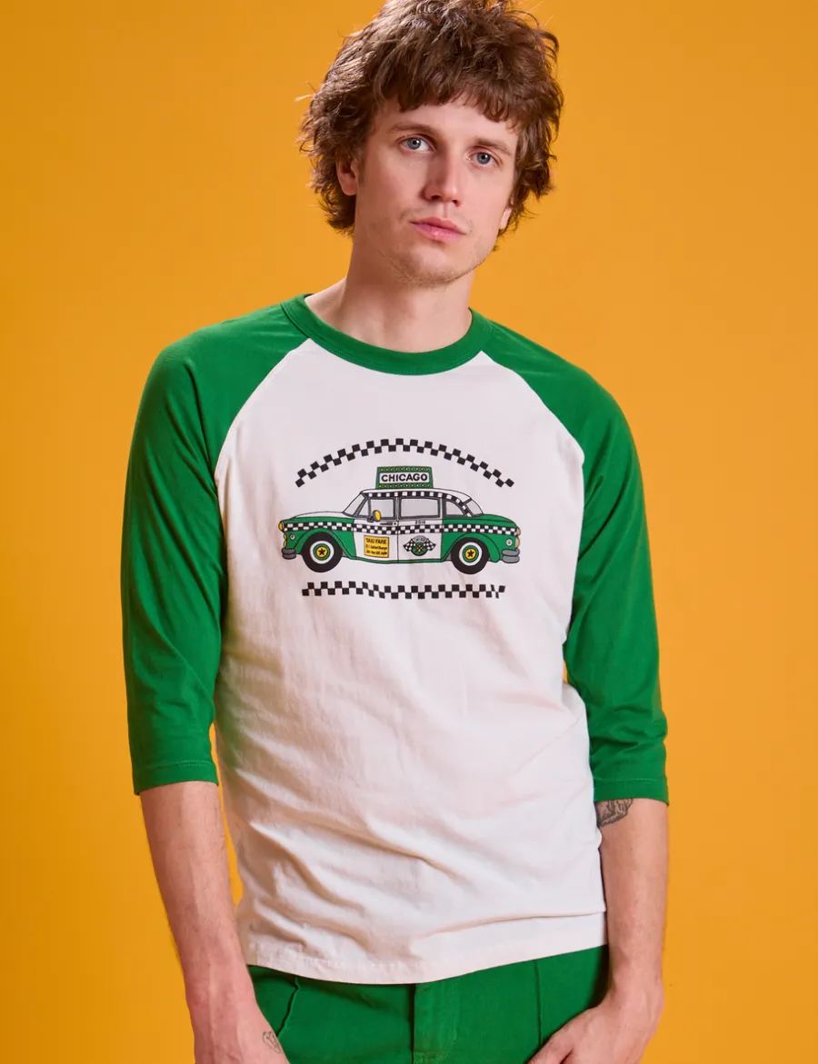 Hot Taxi Raglan Tee - T-Shirts