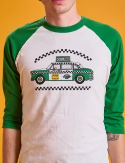Hot Taxi Raglan Tee - T-Shirts