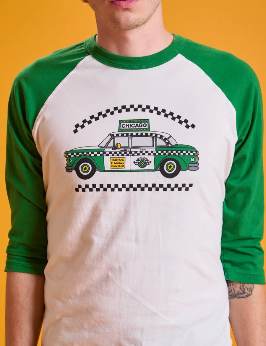 Hot Taxi Raglan Tee - T-Shirts