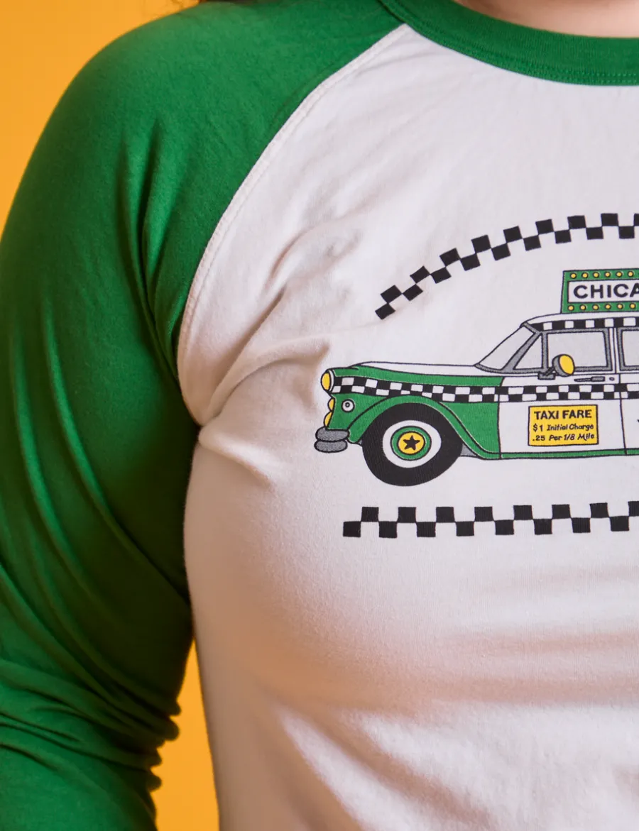 Hot Taxi Raglan Tee - T-Shirts