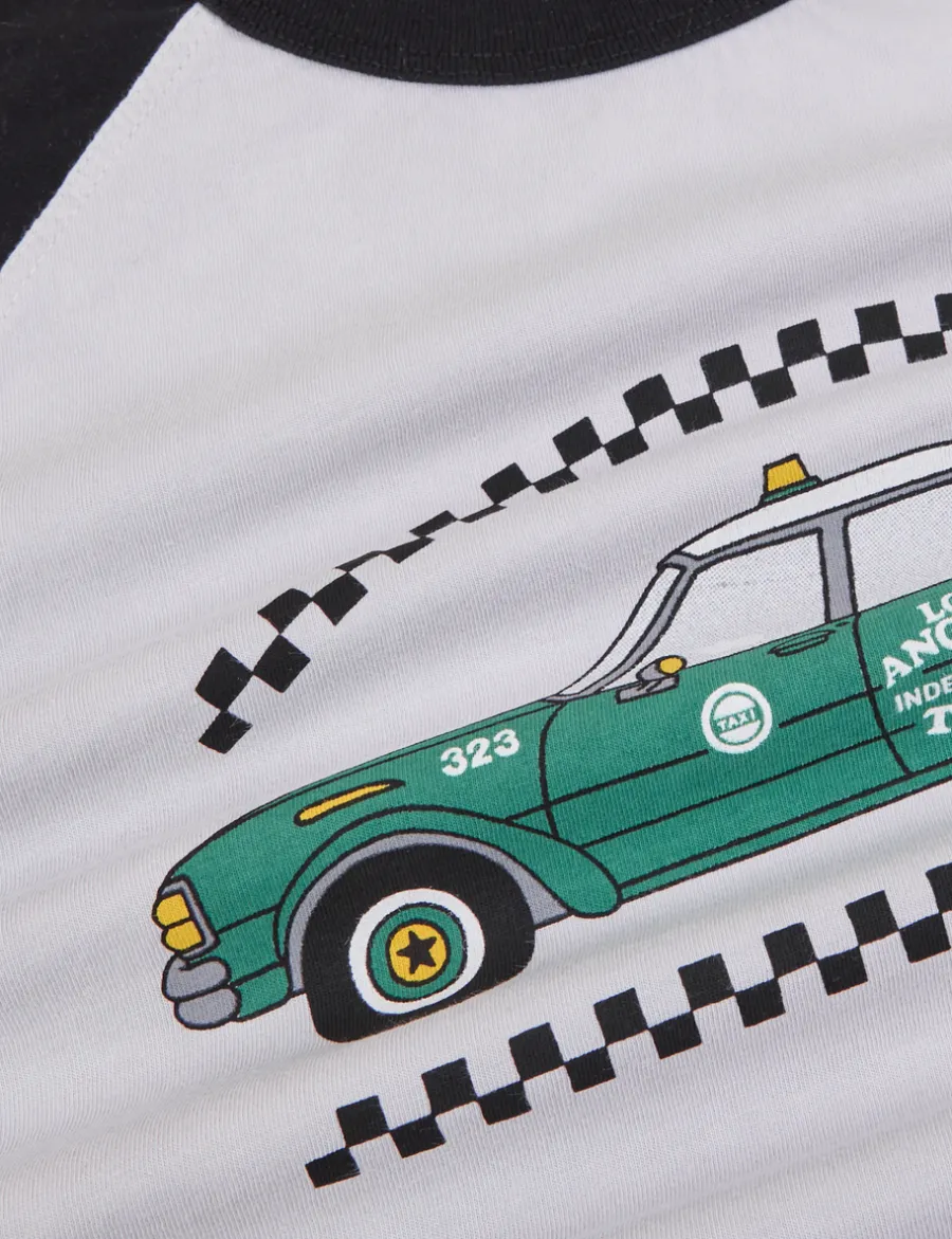 Best Taxi Raglan Tee - T-Shirts