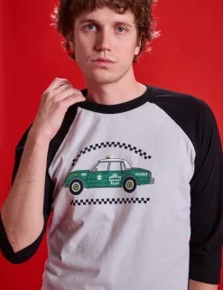 Best Taxi Raglan Tee - T-Shirts