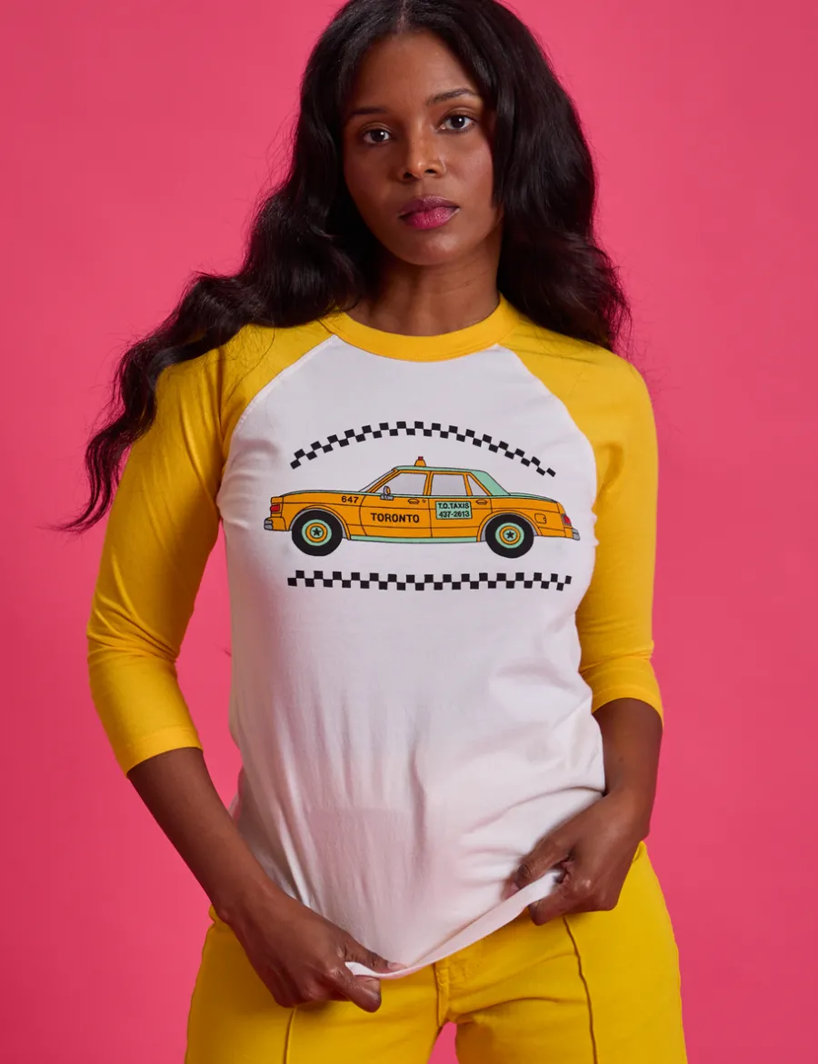 Fashion Taxi Raglan Tee - T-Shirts