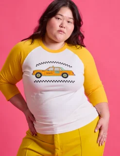 Fashion Taxi Raglan Tee - T-Shirts