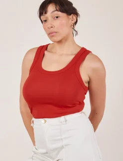 Discount The Tank Top - Mustang Red The Tank Top