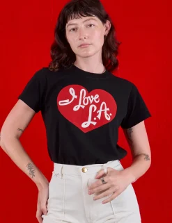 Best Tourist Tee - I ❤️ LA Graphic Tees|Organic Tees